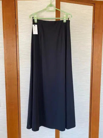 블랙 포멀 롱 스커트