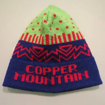 90s 빈티지 Vermont originals 손뜨개질 니트 모자 USA