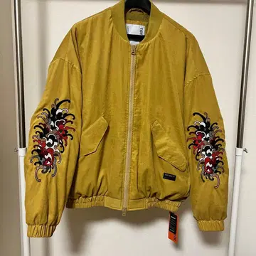 TIGHTBOOTH BRAIN DROPS MA-1 MUSTARD