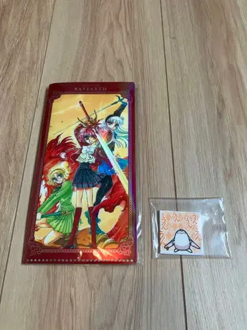 CLAMP전 마법기사 레이어스 티켓 파일+마그넷 세트 미개봉 새상품