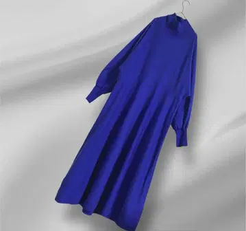 빅 사이즈! auger ROSE 돌먼/하이넥 니트 원피스/