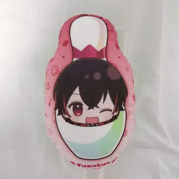 컬러풀 피치 유안군 쿠션