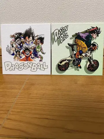 드래곤볼 아트 캔버스 2장 세트