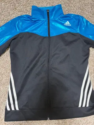 adidas 저지 S 사이즈 파랑 블랙