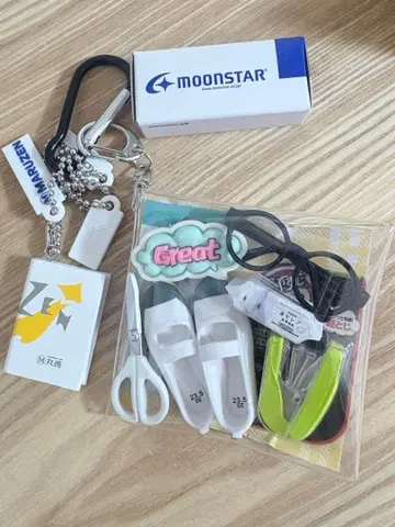 가챠 파우치 학생 세트 moonstar green