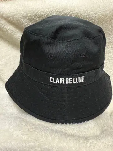 CLAIR DE LUNE 블랙 버킷 햇