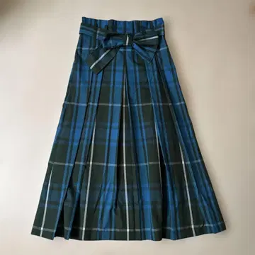 LA MARINE FRANCAISE 마린 플라세 체크 무늬 스커트