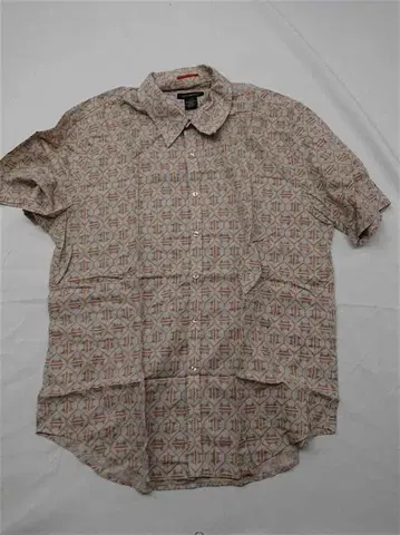 캘빈클라인 진스 기하학 패턴 반팔 셔츠 XL