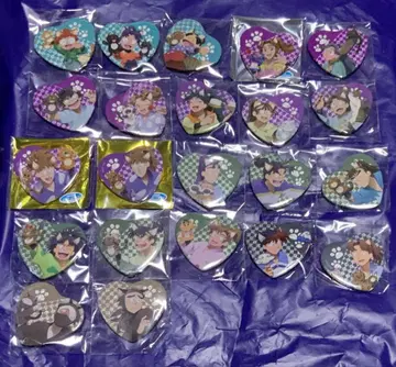 닌타마 란타로 난자타운 하트 캔뱃지 컴플리트 세트