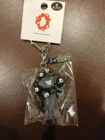 블랙BLACK 미야쿠미야쿠 입체 PVC 키링 오사카 간사이 박람회