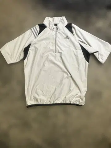 adidas 하프 지퍼 자켓 L 사이즈 화이트