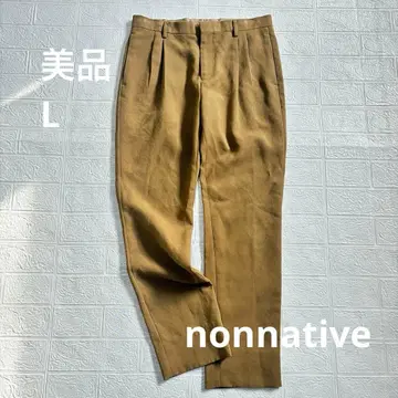 새상품급 nonnative 논네이티브 투 턱 테이퍼드 팬츠 일본제