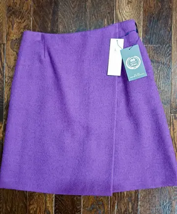 KUMIKYOKU 새상품 무릎 기장 스커트 보라색 18700엔