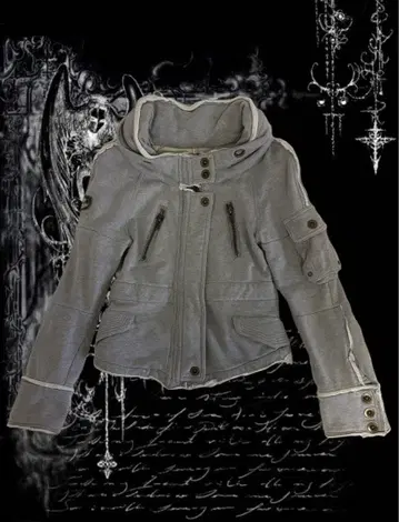 밀리터리 자켓 그런지 y2k 기믹 후드티 헤이세이 갸루 구제 의류