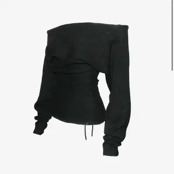 S sequin offshoulder knit theredthread