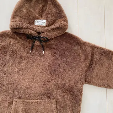 아담스 저글러 플리스 후드티 브라운