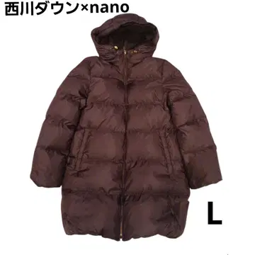 니시카와 다운 x 나노 유니버스 고급 다운 86% 브라운 L