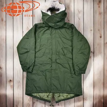 11M447 BEAMS 충전솜 M-65 피쉬테일 모즈 코트 M