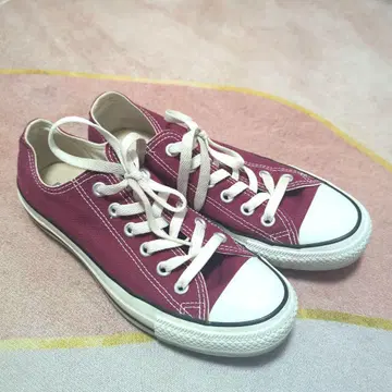 CONVERSE ALL STAR 버건디 스니커즈