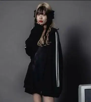 카리스마 니트 저지 블랙