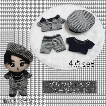 SnowMan 스노치루 글렌체크 수트 4세트