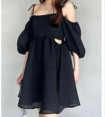 Heather 헤더 3way 자카드 미니 원피스