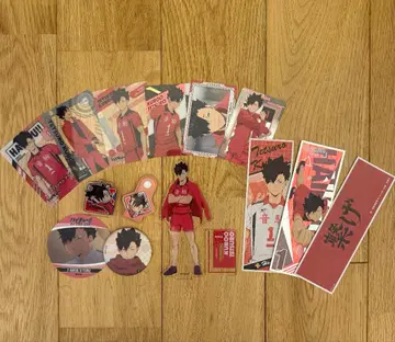 하이큐!! [쿠로오 테츠로] 아크릴 스탠드, 카드, 롱 스티커 세트