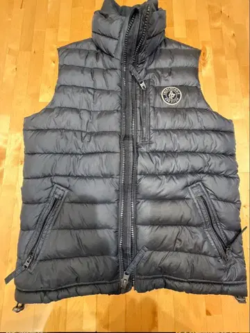 Abercrombie & Fitch 그레이 면 베스트 S