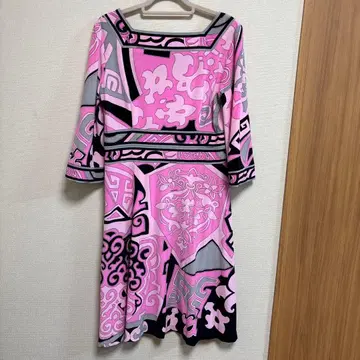 [ 새상품급 ] LEONARD 벨로아 원피스 38