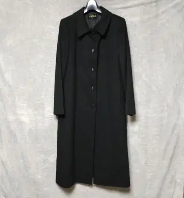 LAPINE 캐시미어 100% 일본제 블랙 롱 코트 13호