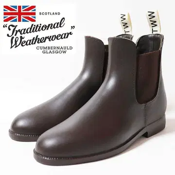 [트래디셔널 웨더웨어] 박스 포함 미사용 사이드 고어 레인부츠 25cm