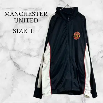 맨체스터 유나이티드 저지 트랙 자켓 풀 집업 블랙