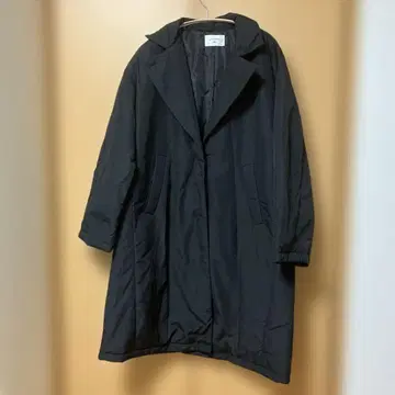 Samansa Mos2 블랙 롱 코트