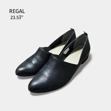 새상품급 리걸 딥갑 플랫슈즈 (23.5cm) 블랙 REGAL