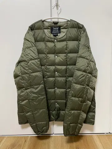 TAION 다크 올리브 다운 자켓 L