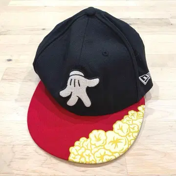 디즈니 미키마우스 팝콘 패턴 NEW ERA