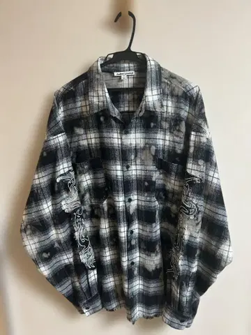 Jaded London 체크 무늬 플란넬 셔츠 M 사이즈