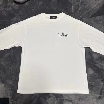 PHATRNK 화이트 긴팔 T셔츠 M 사이즈