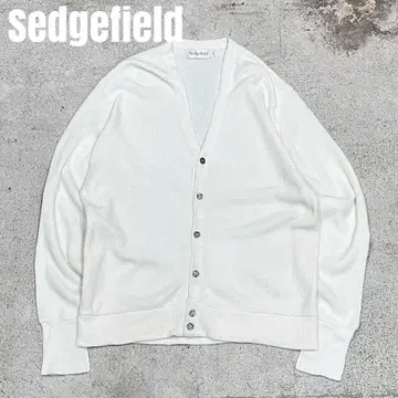 7934 80s 90s 미국산 아크릴 가디건 화이트 구제 의류