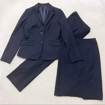 새상품 취업 정장 세트 3피스 스커트 팬츠 블랙