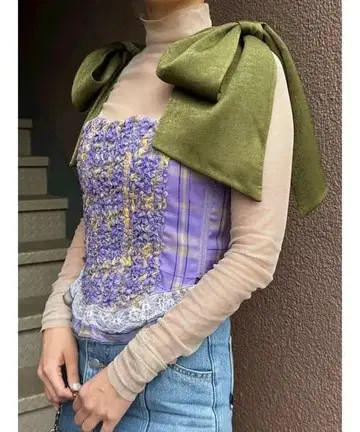 PAMEO POSE 토요일 밤 코르셋 퍼플