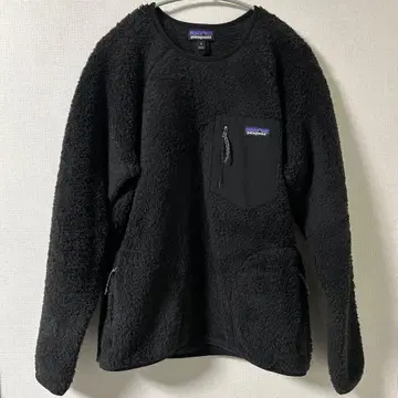 파타고니아 로스 가토 크루 블랙 보아 플리스