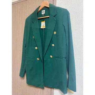 [택 포함] Anne Klein 그린 테일러드 자켓 S