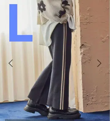 니코앤드 매끄러운 터치 니트 팬츠 L