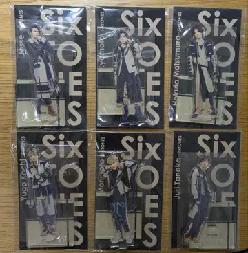 SixTONES 아크릴 스탠드 6체 세트
