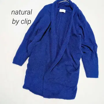 내추럴 바이 클립 전후 비대칭 가디건 긴팔 프리 사이즈