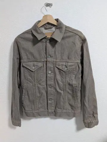 유니클로 UNIQLO 카키 DENIM JACKET 남성용 JPN: S