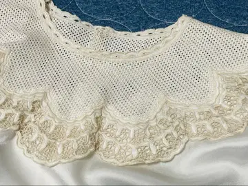 [ 빈티지 ] 블라우스 화이트 자수 레이스