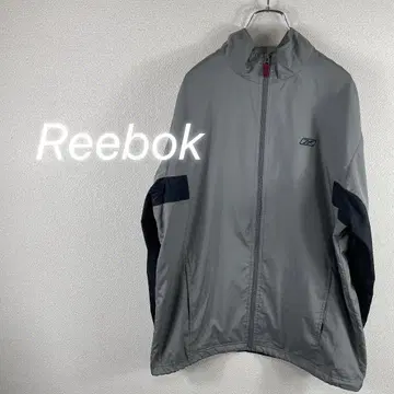 Reebok 나일론 자켓 그레이 네이비