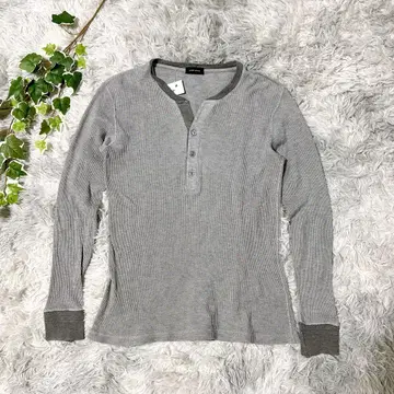 [JOSEPH HOMME] 46 캐시미어 혼방 헨리넥 T 그레이 일본제